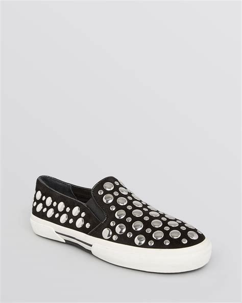 michael kors studded slip on|michael kors slip on flats.